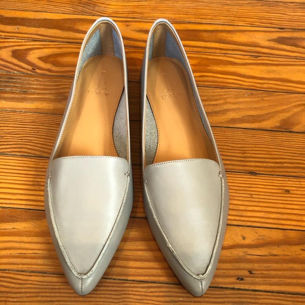 J Crew Edie Leather Loafers - Picture 1 of 8